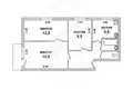 Appartement 3 chambres 51 m² Kobryn, Bélarus
