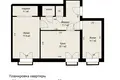 Apartamento 2 habitaciones 73 m² Minsk, Belarús