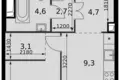 Mieszkanie 1 pokój 37 m² Moskwa, Rosja