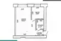 Mieszkanie 1 pokój 31 m² w Mińsk, Białoruś