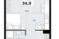 Квартира 1 комната 35 м² район Коммунарка, Россия