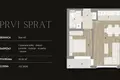 1 bedroom apartment 43 m² Muo, Montenegro