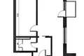 Apartamento 1 habitacion 48 m² Budva, Montenegro