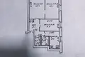 3 room apartment 51 m² Akciabrski, Belarus