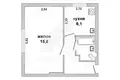 1 room apartment 31 m² Brest, Belarus