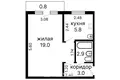 Квартира 1 комната 31 м² Минск, Беларусь