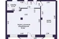 2 room apartment 67 m² Minsk, Belarus