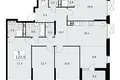 5 room apartment 122 m² Kommunarka, Russia