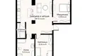 Apartamento 2 habitaciones 73 m² Kaunas, Lituania