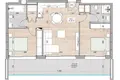 Apartamento 1 habitación 57 m² Limasol, Chipre