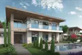 Wohnkomplex New complex of villas with swimming pools and around-the-clock security close to a highway, Istanbul, Turkey