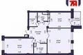 2 room apartment 72 m² Minsk, Belarus