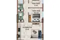 3 room apartment 69 m² Gazipasa, Turkey
