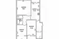 Apartamento 3 habitaciones 78 m² Muchaviecki sielski Saviet, Belarús