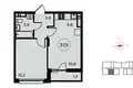 Appartement 2 chambres 38 m² Kommunarka, Russie