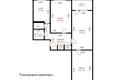 3 room apartment 72 m² Minsk, Belarus