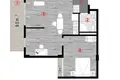 Appartement 2 chambres 64 m² Batoumi, Géorgie