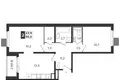 2 room apartment 55 m² Leninsky District, Russia