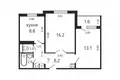 Appartement 2 chambres 51 m² Minsk, Bélarus