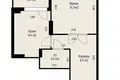 1 room apartment 37 m² Lahojsk, Belarus
