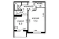 Wohnung 1 zimmer 37 m² Minsk, Belarus