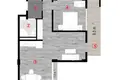 Appartement 2 chambres 62 m² Batoumi, Géorgie