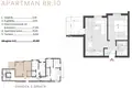 Wohnung 1 zimmer 34 m² Becici, Montenegro