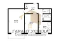 Квартира 2 комнаты 38 м² Мухавецкий сельский Совет, Беларусь