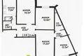 Wohnung 4 zimmer 82 m² Minsk, Belarus