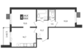 Wohnung 2 zimmer 54 m² Leninsky District, Russland