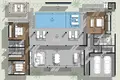 Willa 3 pokoi 444 m² Thalang, Tajlandia