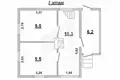 Haus 49 m² Muchaviecki sielski Saviet, Belarus