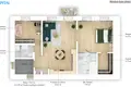 Квартира 3 комнаты 72 м² Вильнюс, Литва