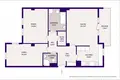 3 room apartment 92 m² Warsaw, Poland