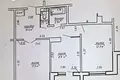 Appartement 2 chambres 56 m² Muchaviecki sielski Saviet, Bélarus
