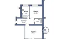 Wohnung 2 zimmer 52 m² Baranawitschy, Belarus