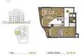 Квартира 1 спальня 58 м² Sinan, Турция