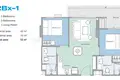 2 bedroom apartment 52 m² Choeng Thale, Thailand