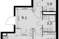 Apartamento 2 habitaciones 76 m² Moscú, Rusia