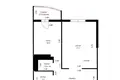 Mieszkanie 1 pokój 45 m² Zasław, Białoruś