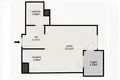 Квартира 1 комната 36 м² Варшава, Польша