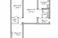 3 room apartment 59 m² Minsk, Belarus