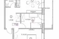 Mieszkanie 3 pokoi 60 m² Wilno, Litwa