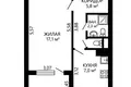 Apartamento 1 habitación 33 m² Minsk, Belarús