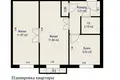 2 room apartment 37 m² Minsk, Belarus