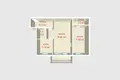 Квартира 2 комнаты 47 м² Минск, Беларусь