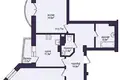 Mieszkanie 2 pokoi 73 m² Mińsk, Białoruś