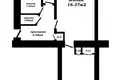 2 room apartment 44 m² Minsk, Belarus