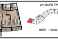 Квартира 3 комнаты 105 м² Мезитли, Турция