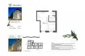 1 room apartment 26 m² Poznan, Poland